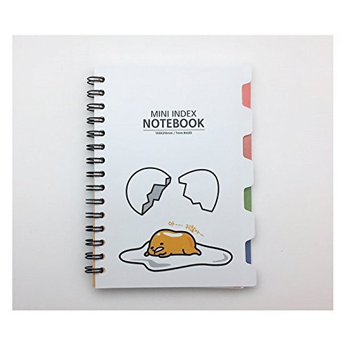 Sanrio Gudetama Lazy Egg Mini Index Lined Notebook Note Pad 1pc (Type A)