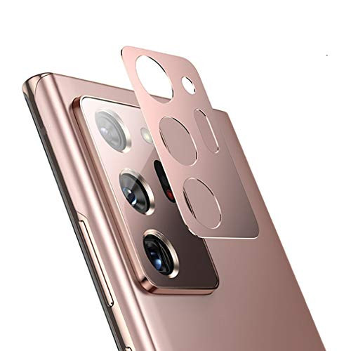 Camera Lens Screen Protector for Samsung Note 20 Ultra Scratch-Resistant Fingerprint-Resistant Case Friendly Metal Ultra-Thin Matte Camera Case Cover for Galaxy Note20 Ultra 5g Gold