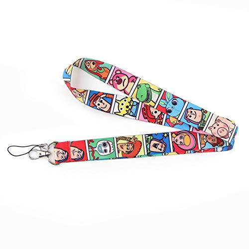 SuperSenter Premium Lanyard Toy Story 4 Characters Cartoon Themed - Hook  and  Phone String - Keychains or ID Badge Holders