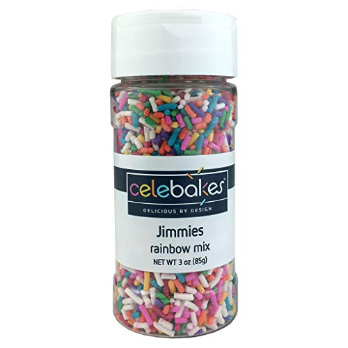 Celebakes By CK Products Jimmies Decorating Sprinkles Rainbow 3oz
