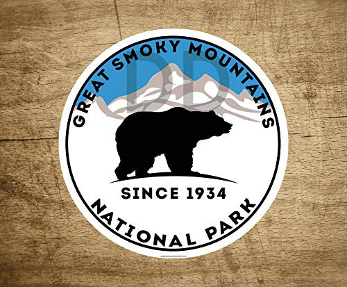 Great Smoky Mountains National Park 3 Sticker Decal Tennessee Bear Gatlinburg Pigeon Forge Vinyl Great Smoky Mountains National Park 3 Sticker Decal Tennessee Bear Gatlinburg Pigeon Forge Vinyl