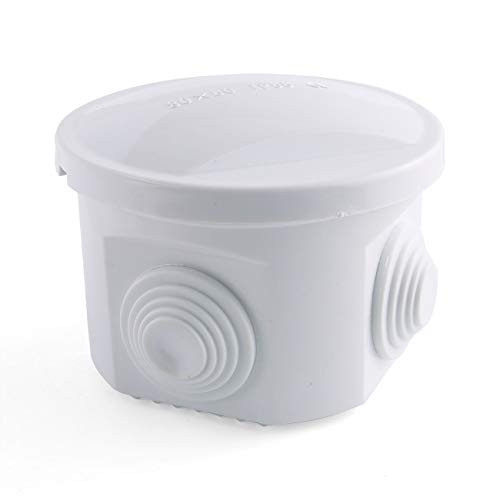 E-outstanding Junction Box Outdoors 80x50mm White ABS IP55 Dustproof Waterproof Enclosure Electric Project Cable Case Junction Box