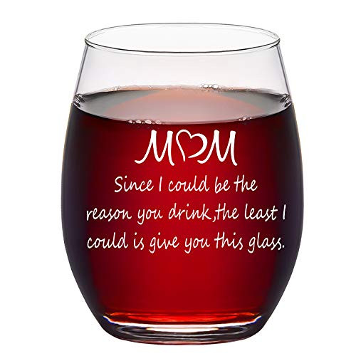 Mothers Day Gift Mom Stemless Wine Glass for Women Mom Mother Wine Lovers Mothers Day Birthday Christmas from Daughter Son Kid Funny Birthday Gift for Mom Mom Wine Glass for Red White Wine 15Oz Mothers Day Gift Mom Stemless Wine Glass for Women Mom Mother Wine Lovers Mothers Day Birthday Christmas from Daughter Son Kid Funny Birthday Gift for Mom Mom Wine Glass for Red White Wine 15Oz