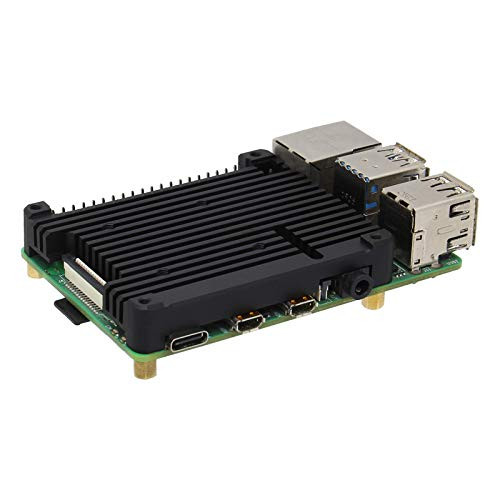 Geekworm Raspberry Pi 4 11mm Embedded Heatsink P165-B Raspberry Pi 4 HeatsinkRadiator Compatible with Raspberry Pi 4 Model B Computer and Pi 4 Expansion Board Support POE Extension