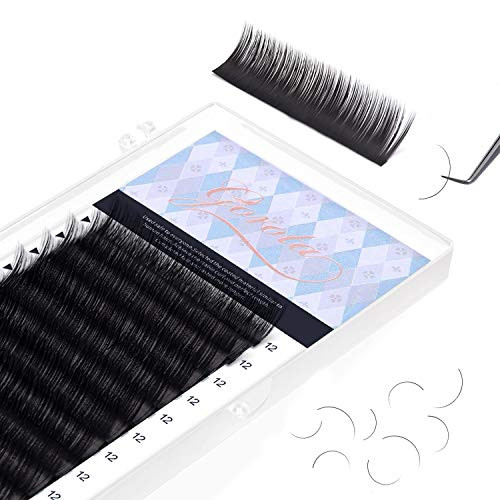 Individual Eyelash Extensions 0_15mm C Curl 9mm Supplies Matte Black Individual Eyelashes Natural Semi Permanent Eyelashes Premium Single  and Classic Silk Lashes Single Professional Salon Use?0_15 C 9mm?