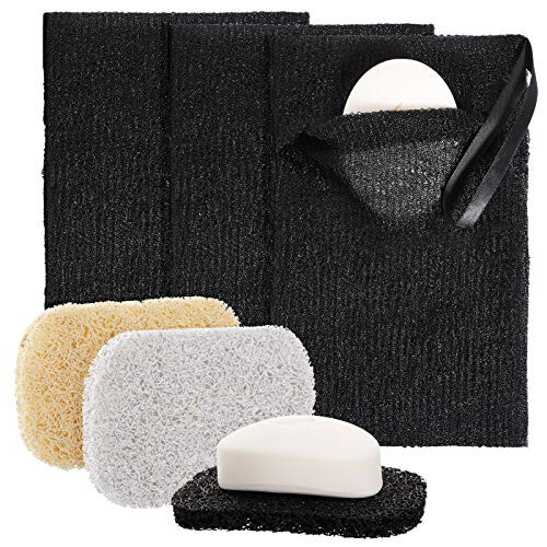 6 Pieces Soap Protection Bag Exfoliating Sponge Soap Pocket Set Includes 3 Exfoliating Mesh Soap Pouch and 3 Body Exfoliator Sponge Scrubber Soap Sponge Pad for Bathing Showering 6 Pieces Soap Protection Bag Exfoliating Sponge Soap Pocket Set Includes 3 Exfoliating Mesh Soap Pouch and 3 Body Exfoliator Sponge Scrubber Soap Sponge Pad for Bathing Showering