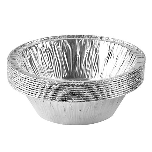 Plasticpro 6 Inch Round Tin Foil Cake Pans Disposable Aluminum Freezer and Oven Safe - For Baking Cooking Storage Roasting Reheating Pack of 10 Plasticpro 6 Inch Round Tin Foil Cake Pans Disposable Aluminum Freezer and Oven Safe - For Baking Cooking Storage Roasting Reheating Pack of 10