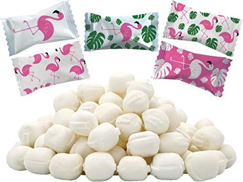 Flamingo Buttermints Mint Candies After Dinner Mints Butter Mint Candy Fat-Free Individually Wrapped 55 Pieces