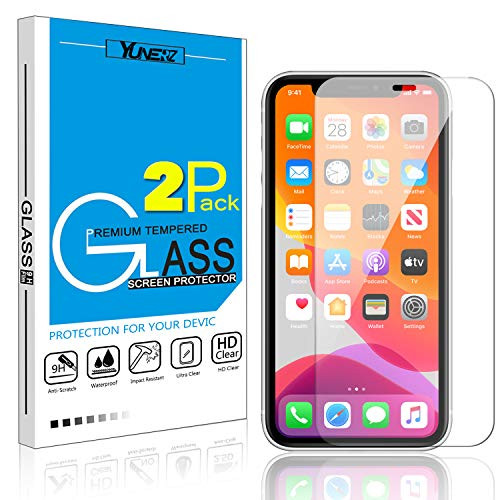 Screen Protector for iPhone 12 Pro Max Yunerz Tempered Glass Screen Protector for Apple iPhone 12 Pro Max 6_7inch2 Packs