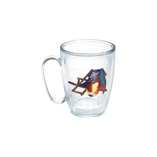 Tervis Beach Chair 15-Ounce Mug, Blue, Boxed