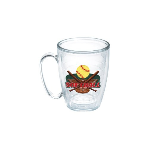 Tervis Softball 15-Ounce Mug, Boxed