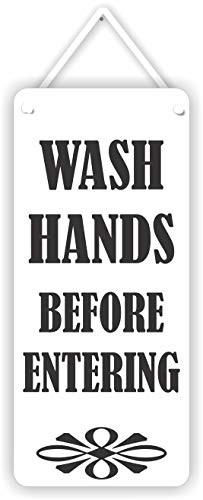 MySigncraft Wash Hands Before Entering Wall or Door Sign