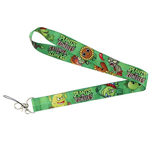 Premium Gaming Lanyard Plants vs Zombies Themed - Hook  and  Phone String - Keychains or ID Badge Holders