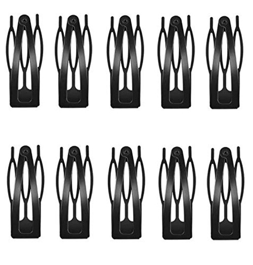KDDOM 10 Pieces Double Grip Metal Hair Clips Black Snap Hair Clips Hair Barrettes for Women Girls Salon Hair KDDOM 10 Pieces Double Grip Metal Hair Clips Black Snap Hair Clips Hair Barrettes for Women Girls Salon Hair