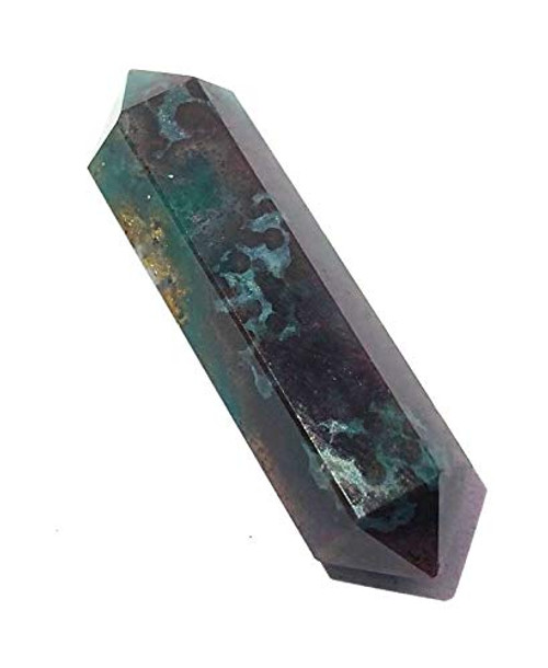 CRYSTALMIRACLE Bloodstone Double TERMINATED Pointer Crystal Healing Reiki FENG Shui Fashion Jewelry Gift Positive Energy Health Wealth Meditation Peace Spiritual Handcrafted Metaphysical Gemstone CRYSTALMIRACLE Bloodstone Double TERMINATED Pointer Crystal Healing Reiki FENG Shui Fashion Jewelry Gift Positive Energy Health Wealth Meditation Peace Spiritual Handcrafted Metaphysical Gemstone