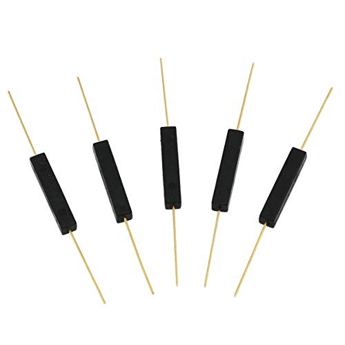 E-outstanding 5pcs GPS-14A Reed Switch Magnetic Sensitive Control Normally Open Switch 14mm