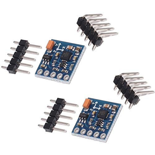 Hailege 2pcs GY-271 QMC5883L 3-5V IIC Triple Axis Compass Magnetic Sensor Module Electronic Compass Module for Arduino