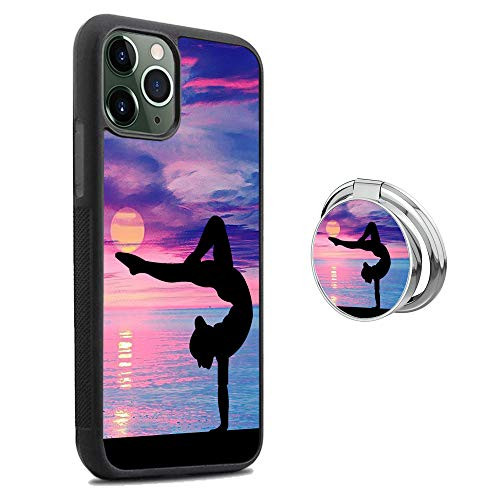 Hynina iPhone 11 Pro Max Phone Case and Phone Ring Holder Ring Stand Compatible for iPhone 11 Pro Max - Gymnastics Hynina iPhone 11 Pro Max Phone Case and Phone Ring Holder Ring Stand Compatible for iPhone 11 Pro Max - Gymnastics