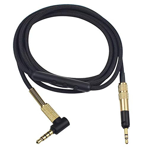 Meiso Replacement Audio Cable Cord with in-Line Mic Remote Volume Control Compatible with Sennheiser HD598 HD598 SE HD518 HD598 Cs HD599 HD569 HD579 Audio Technica ATH-M50x ATH-M40x ATH-M70x Headphone Meiso Replacement Audio Cable Cord with in-Line Mic Remote Volume Control Compatible with Sennheiser HD598 HD598 SE HD518 HD598 Cs HD599 HD569 HD579 Audio Technica ATH-M50x ATH-M40x ATH-M70x Headphone