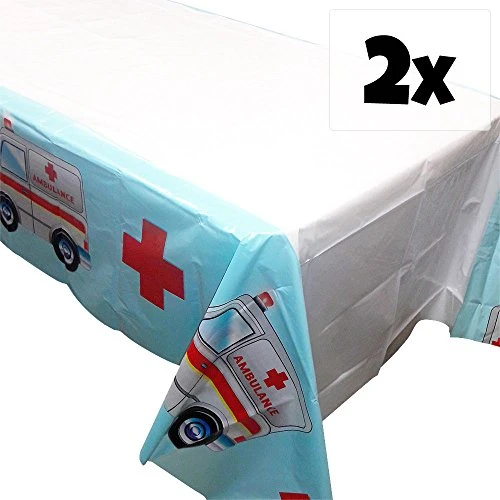 Blue Orchards Doctor Party Tablecovers (2), Perfect for Doctor and Nurse Events, Graduations, Table Settings