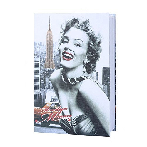 Diversion Book Safe, Dictionary Secret Safe Box with Combination Lock, Diversion Book Hidden Safe (Marilyn Monroe Style-M-Code)