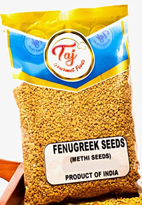 TAJ Premium Indian Methi Seeds Fenugreek Seeds Trigonella foenum graecum 14 Ounce