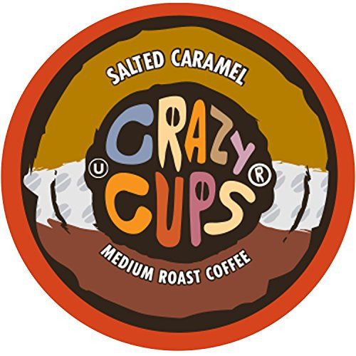 Crazy Cups Flavored Coffee, for the Keurig K Cups 2.0 Brewers, Salted Caramel, 22 Count Crazy Cups Flavored Coffee, for the Keurig K Cups 2.0 Brewers, Salted Caramel, 22 Count