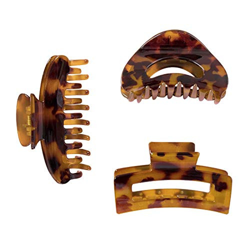 3 Packs Big Hair Claw Clips for Thick Hair Banana Jaw Hair Clip Tortoise Barrettes French Design Celluloid Hair Grip Clips Leopard Print Hair Clamps Accessories for Women Girls A Bright Color 3 Packs Big Hair Claw Clips for Thick Hair Banana Jaw Hair Clip Tortoise Barrettes French Design Celluloid Hair Grip Clips Leopard Print Hair Clamps Accessories for Women Girls A Bright Color