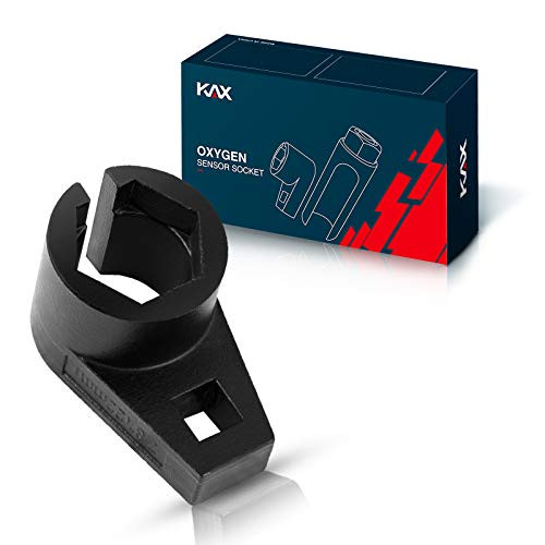 KAX 38-Inch Drive 78-Inch 22 mm Offset Oxygen Sensor Socket Wire Gate Accesses O2 Sensor from the Side O2 Sensor Socket Prevents Damage to Wires All Vehicle O2 Sensor Removal and Installation