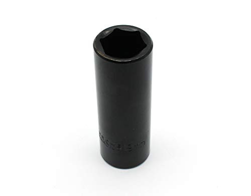 TEMO 19 mm Cr-V 6-Point 12 Drive Impact Deep Socket
