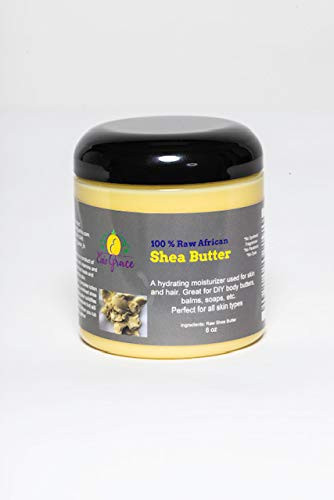 Evia Grace unrefined Shea butter raw Ivory 8oz