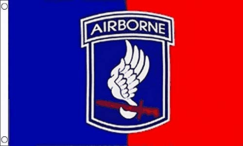 BirchRiver 3x5 173rd Airborne Flag- Vivid Color and UV Fade Resistant - Strong Header and Double Stitched  Army Military Banner Polyester with Brass Grommets