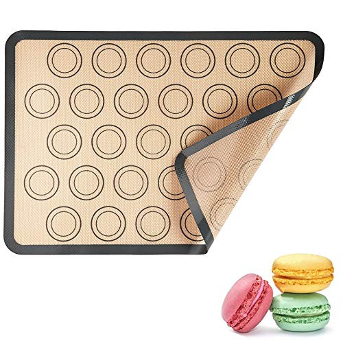 Carperipher Silicone Baking Mat 11_6x16_5 Inches Non-Stick Food Grade Macaron Silicone Baking Mats Reusable Oven Sheet Liner Baking Mat for Macarons Pastry Bread Cookie Pizza Making Carperipher Silicone Baking Mat 11_6x16_5 Inches Non-Stick Food Grade Macaron Silicone Baking Mats Reusable Oven Sheet Liner Baking Mat for Macarons Pastry Bread Cookie Pizza Making