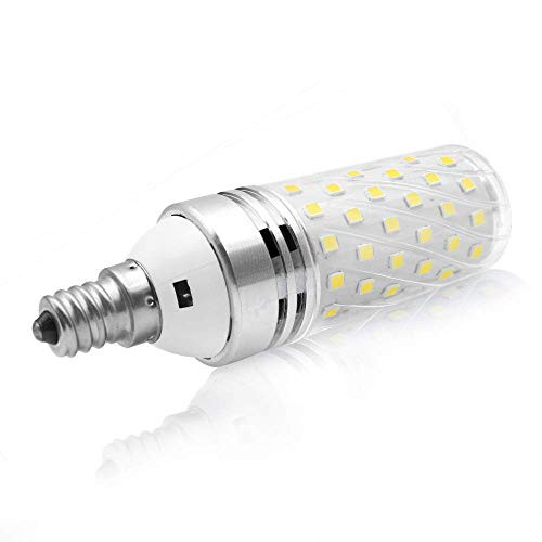 E12 16W LED Corn Bulbs 1500LM Daylight White 6000K CRI80 120W Incandescent Bulb Equivalent E12 Base Non-Dimmable LED Lamp 1 Pack