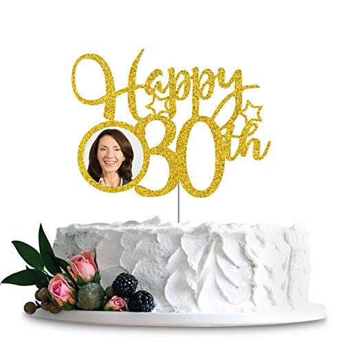 Happy 30th Cake Topper with Photo Frame Happy 30th Birthday Cheers to 30 Years Happy 30th Anniversary Hello 30 30th Birthday Party Decoration Supplies - Gold Glitter Happy 30th Cake Topper with Photo Frame Happy 30th Birthday Cheers to 30 Years Happy 30th Anniversary Hello 30 30th Birthday Party Decoration Supplies - Gold Glitter
