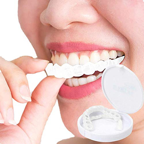 Teeth Veneers Denture Teeth Fake Teeth Temporary Tooth Cosmetic Teeth Veneers for Teeth fixing  and  Teeth Filling Flex Fit BrokenMissing Teeth