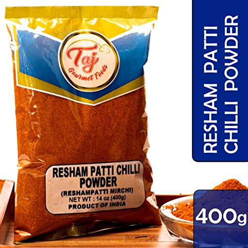 TAJ Premium Indian Reshampatti Chili Powder 14-Ounce