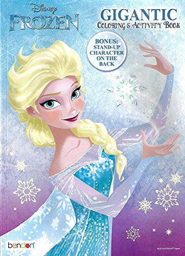 Useful Universe 2 Pk_ Princess Elsa Gigantic Coloring Book with Stand-Up Olaf on Back