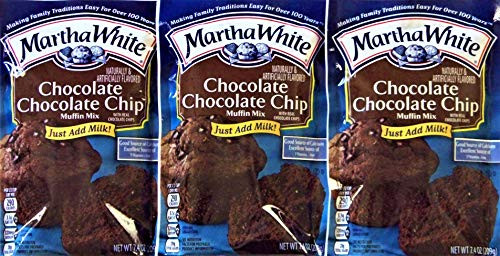 Martha White Muffin Mix Chocolate Cholate Chip Pack of 3
