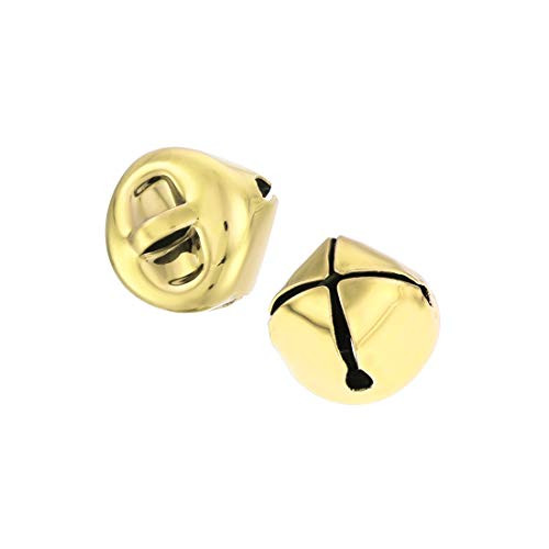 uxcell Jingle Bells 11mm0_43-Inch 100pcs Craft Bells Bulk DIY Bells for Christmas Festival Decoration Party Home Golden uxcell Jingle Bells 11mm0_43-Inch 100pcs Craft Bells Bulk DIY Bells for Christmas Festival Decoration Party Home Golden