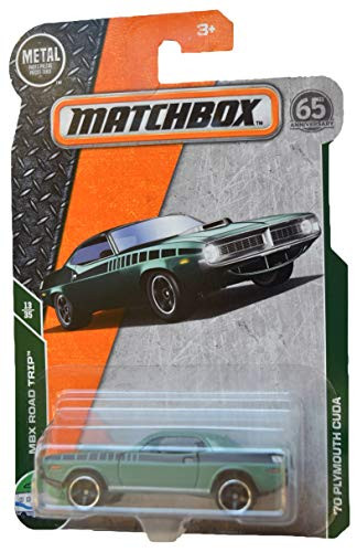 Matchbox Road Trip 1335 70 Plymouth Cuda 19125 Green
