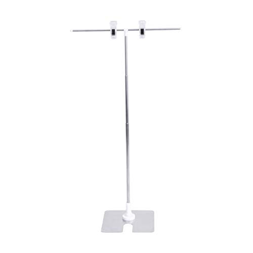 NUOBESTY T-Sign Adjustable Poster Banner Holder Store Counter Display Poster Stand for Market Store Shop
