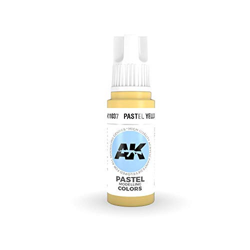 AK Interactive 3rd Gen Acrylic Pastel Yellow 17ml - Plastic Model Building Tools Accessories and Paints  11037