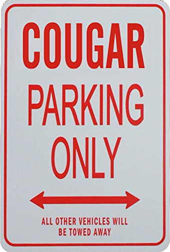 Cougar Parking Only - Miniature Fun Parking Signs