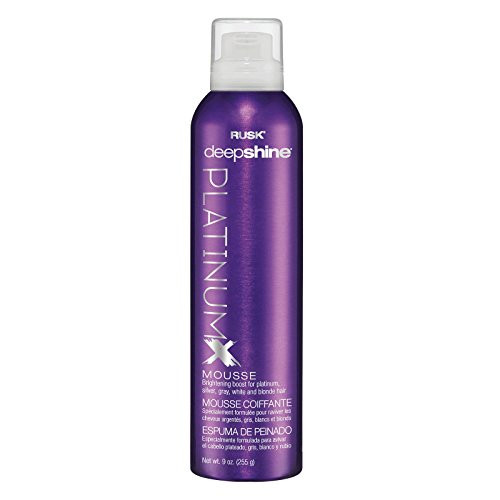 RUSK Deepshine PlatinumX Mousse, 9 oz.