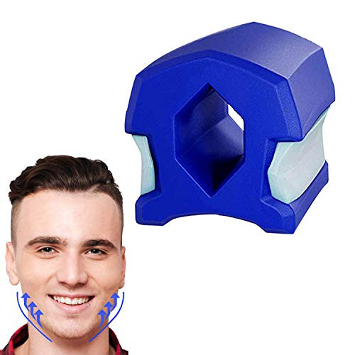 Jaw Exerciser - Double Chin Reducer Eliminator for Jawline Shaper  Lift Chisel Chin Slimming  and  Neck Muscle  Define Your Jawline Slim and Tone Your Face Beginner Level 40 Lbs Resistance