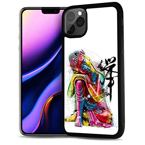 for iPhone 11 Pro Max Durable Protective Soft Back Case Phone Cover HOT12063 Buddha