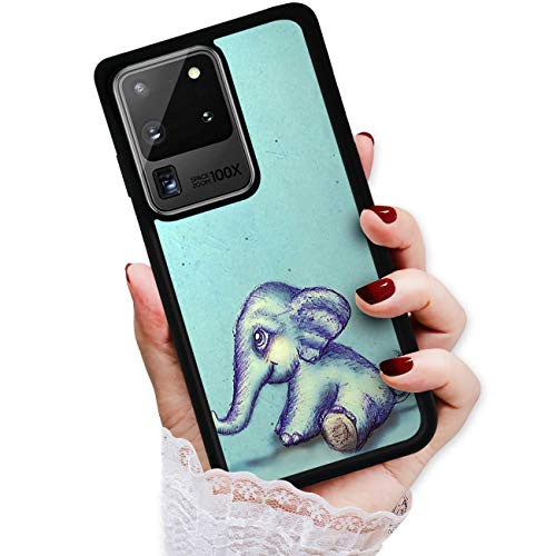 for Samsung Note 20 Ultra Durable Protective Soft Back Case Phone Cover HOT12121 Baby Elephant