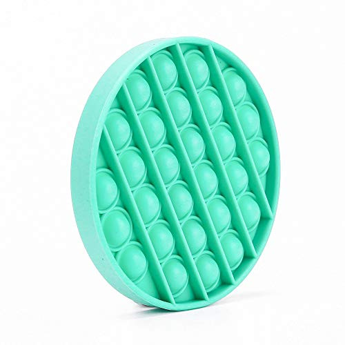 DOUBMEEK Push pop pop Bubble Sensory Fidget ToyAutism Special Needs Stress Reliever Silicone Stress Reliever ToySqueeze Sensory Toy ?Color?Green?