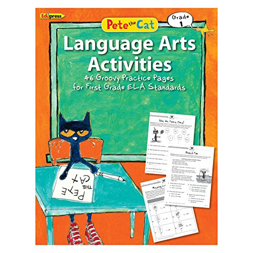 Teacher Created Resources Pete The Cat Grade 1 Language Arts Workbook